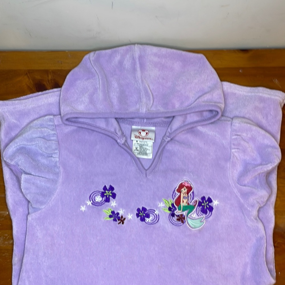 Little Mermaid Lavender Swimsuit Coverup, Kids size M (7/8)